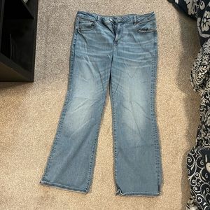 AE Next Level Stretch Light Wash Bootcut Jeans